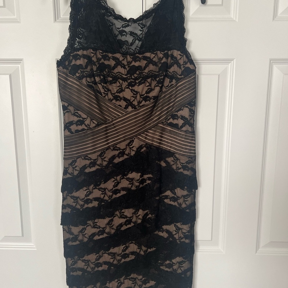 Elegant Black Lace Dress